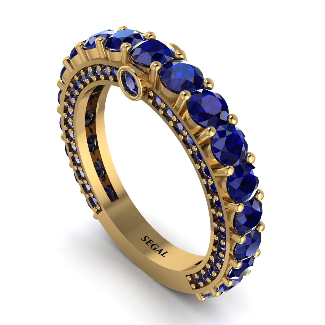 Sapphire Eternal Love Wedding Ring - Anaya No. 73