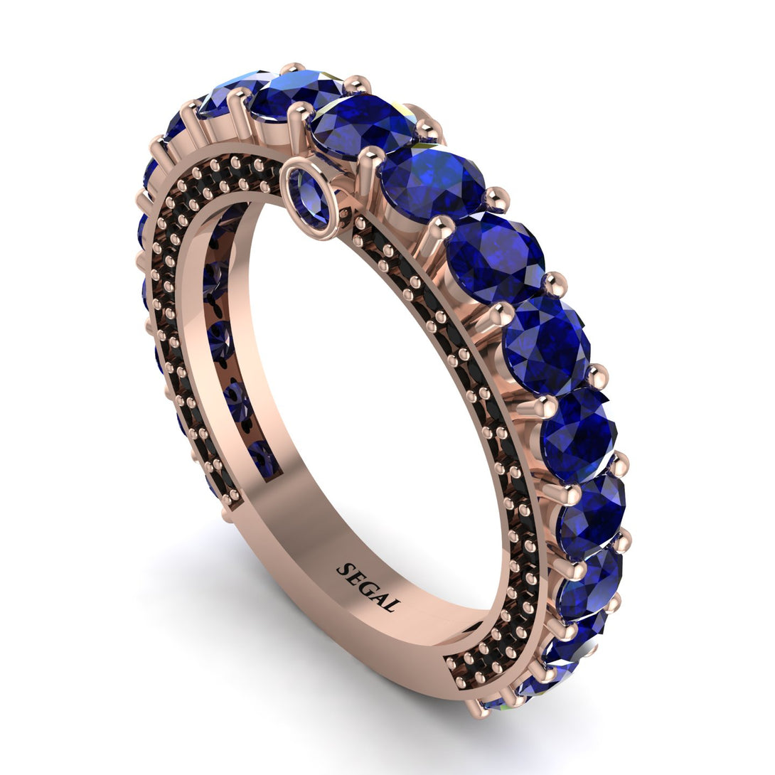 Sapphire Eternal Love Wedding Ring - Anaya No. 44