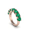 Emerald Eternal Radiance Wedding Ring - Lennon No. 5 image 1