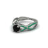 Black Diamond Eternal Twist Engagement Ring - Maisie No. 24 image 3