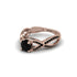 Black Diamond Eternal Twist Engagement Ring - Maisie No. 38 image 3