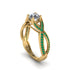 Diamond Eternal Twist Engagement Ring - Maisie No. 16 image 1
