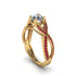 Diamond Eternal Twist Engagement Ring - Maisie No. 46 image 1