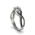 Diamond Eternal Twist Engagement Ring - Maisie No. 33 image 1
