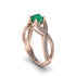 Emerald Eternal Twist Engagement Ring - Maisie No. 5 image 1