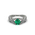 Emerald Eternal Twist Engagement Ring - Maisie No. 6 image 2