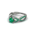 Emerald Eternal Twist Engagement Ring - Maisie No. 21 image 3