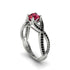 Ruby Eternal Twist Engagement Ring - Maisie No. 42 image 1