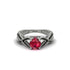 Ruby Eternal Twist Engagement Ring - Maisie No. 42 image 2