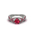 Ruby Eternal Twist Engagement Ring - Maisie No. 57 image 2