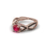 Ruby Eternal Twist Engagement Ring - Maisie No. 41 image 3