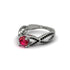 Ruby Eternal Twist Engagement Ring - Maisie No. 42 image 3