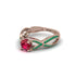 Ruby Eternal Twist Engagement Ring - Maisie No. 26 image 3