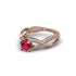 Ruby Eternal Twist Engagement Ring - Maisie No. 11 image 3