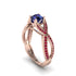 Sapphire Eternal Twist Engagement Ring - Maisie No. 59 image 1