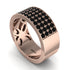 Black Diamond Everlasting Radiance Wedding Band - Carolina No. 8 image 1