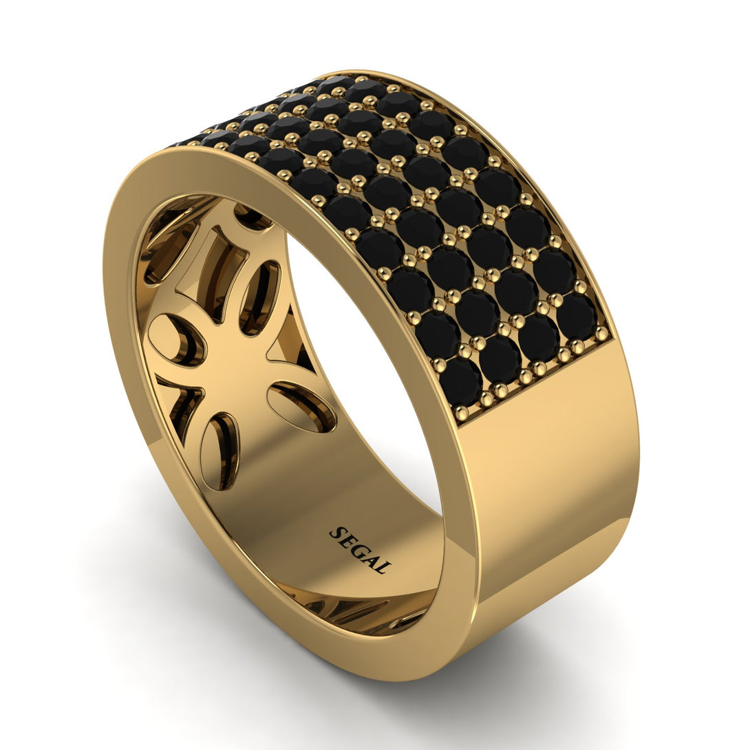 Black Diamond Everlasting Radiance Wedding Band - Carolina No. 7