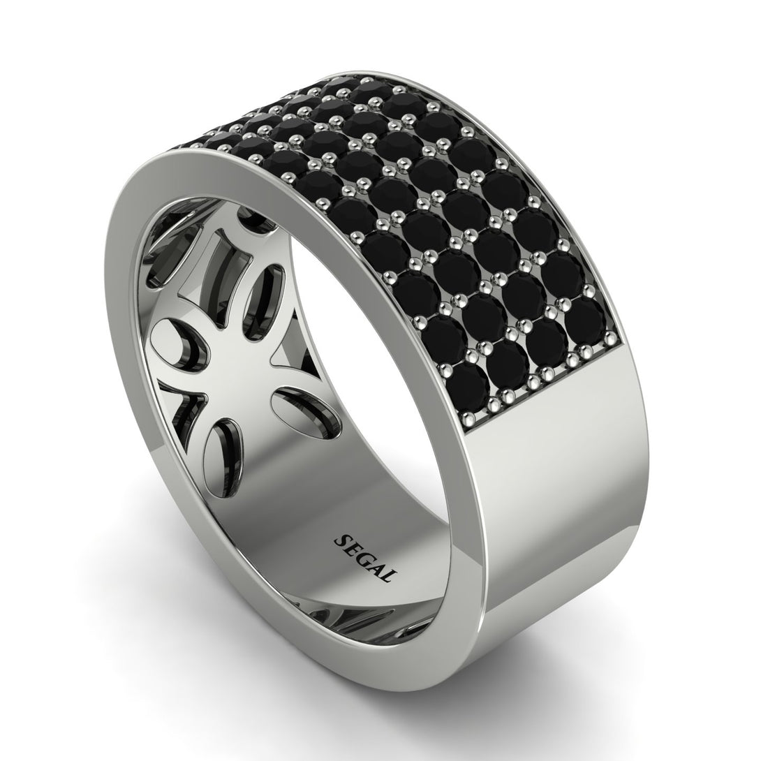 Black Diamond Everlasting Radiance Wedding Band - Carolina No. 9