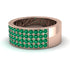 Emerald Everlasting Radiance Wedding Band - Carolina No. 5 image 2