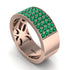 Emerald Everlasting Radiance Wedding Band - Carolina No. 5 image 1