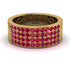 Ruby Everlasting Radiance Wedding Band - Carolina No. 10 image 3