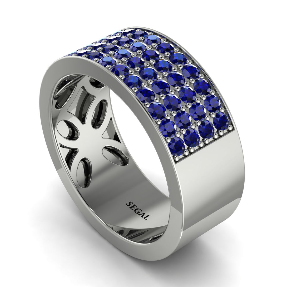 Sapphire Everlasting Radiance Wedding Band - Carolina No. 15