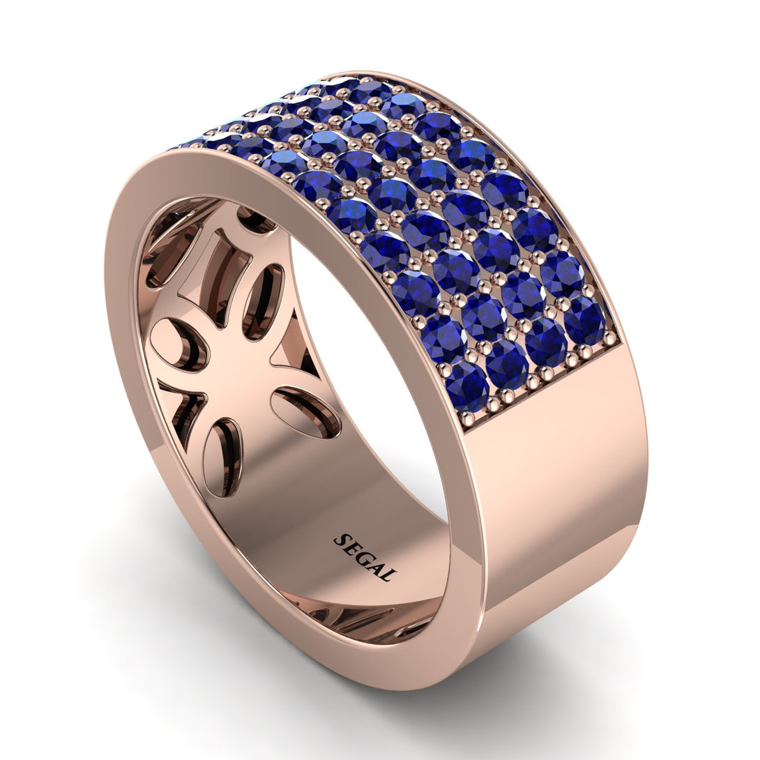 Sapphire Everlasting Radiance Wedding Band - Carolina No. 14