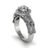 Exclusive Halo Diamond Milgrain Engagement Ring - Kendra No. 3 image 1