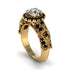 Exclusive Halo Diamond Milgrain Engagement Ring - Kendra No. 31 image 1
