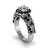 Exclusive Halo Diamond Milgrain Engagement Ring - Kendra No. 33 image 1