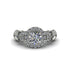 Exclusive Halo Diamond Milgrain Engagement Ring - Kendra No. 3 image 2