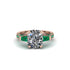 Exclusive Handmade Diamond Geometrical Engagement Ring - Yolanda No. 17 image 3