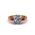 Exclusive Handmade Diamond Geometrical Engagement Ring - Yolanda No. 46 image 3