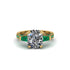 Exclusive Handmade Diamond Geometrical Engagement Ring - Yolanda No. 16 image 3