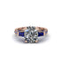 Exclusive Handmade Diamond Geometrical Engagement Ring - Yolanda No. 62 image 3
