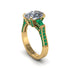 Exclusive Handmade Diamond Geometrical Engagement Ring - Yolanda No. 16 image 1