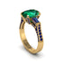 Exclusive Handmade Emerald Geometrical Engagement Ring - Yolanda No. 64 image 1