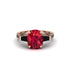 Exclusive Handmade Ruby Geometrical Engagement Ring - Yolanda No. 41 image 2