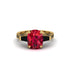 Exclusive Handmade Ruby Geometrical Engagement Ring - Yolanda No. 40 image 2