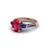 Exclusive Handmade Ruby Geometrical Engagement Ring - Yolanda No. 71 image 3
