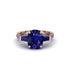 Exclusive Handmade Sapphire Geometrical Engagement Ring - Yolanda No. 74 image 2