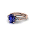 Exclusive Handmade Sapphire Geometrical Engagement Ring - Yolanda No. 14 image 3