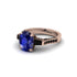 Exclusive Handmade Sapphire Geometrical Engagement Ring - Yolanda No. 44 image 3