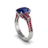 Exclusive Handmade Sapphire Geometrical Engagement Ring - Yolanda No. 60 image 1