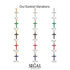 Timeless Classic Emerald Gold Cross Necklace - Ezekiel No. 5 image 4