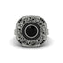 Fancy Art Deco Black Diamond Ring - Pauline No. 39 image 2