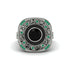 Fancy Art Deco Black Diamond Ring - Pauline No. 24 image 2