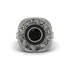 Fancy Art Deco Black Diamond Ring - Pauline No. 9 image 2