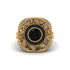 Fancy Art Deco Black Diamond Ring - Pauline No. 7 image 2