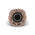 Fancy Art Deco Black Diamond Ring - Pauline No. 8 image 2